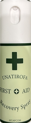 A First Aid recovery spray bottle